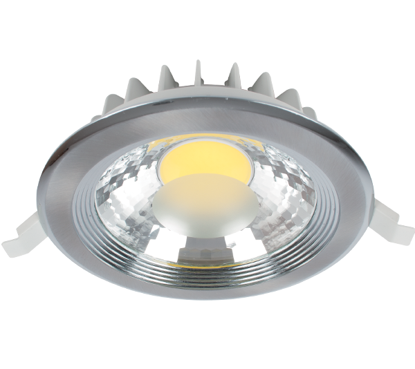 RDLCOB LED DOWNLIGHT 30W 4000K-4300K 230V SATIN NICKEL 