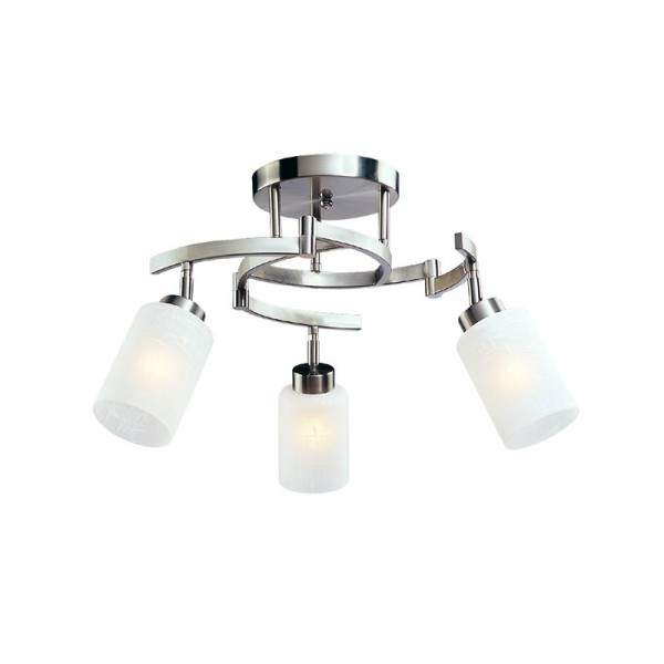 ADEL CHANDELIER 3XE27 SATIN NIKEL