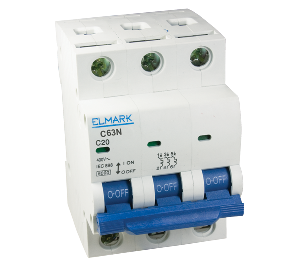 CIRCUIT BREAKER 6KА C63N/63A CURVE С 