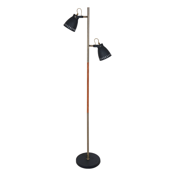 TOM FLOOR LAMP 2XE27 BLACK H1550mm