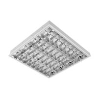 LIGHTING FIXTURE LENA-V WITH LED TUBE(600MM) 4X9W 4000K RECESSED MOUNTING 595/595 TYPE V