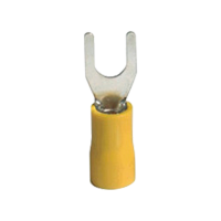 SVS 5.5-6 INSULATED FORK TERMINALS/YELLOW (100 pcs. per pack)