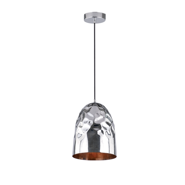 HAMMER-1D PENDANT 1XE27 CHROME D190mm