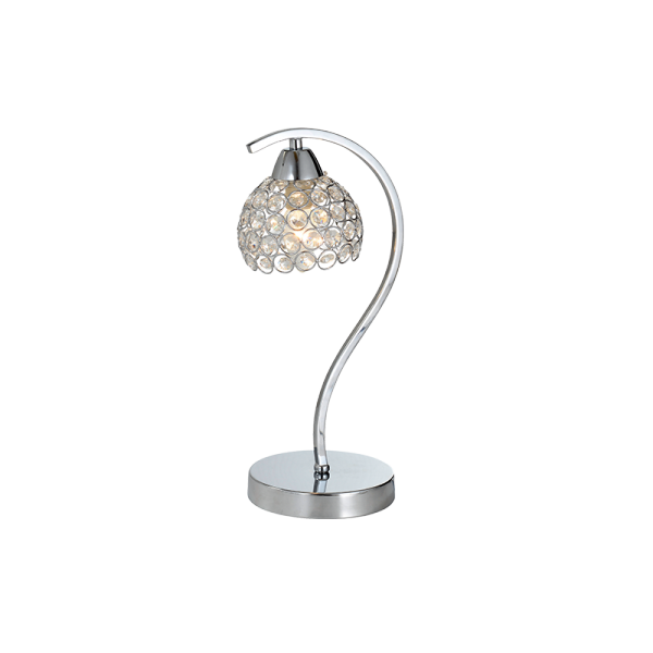 LIZA TABLE LAMP 1XE14 CHROME H330mm 