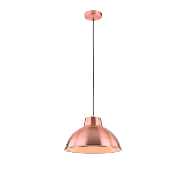 DECO-1C PENDANT 1XE27 COPPER D300mm