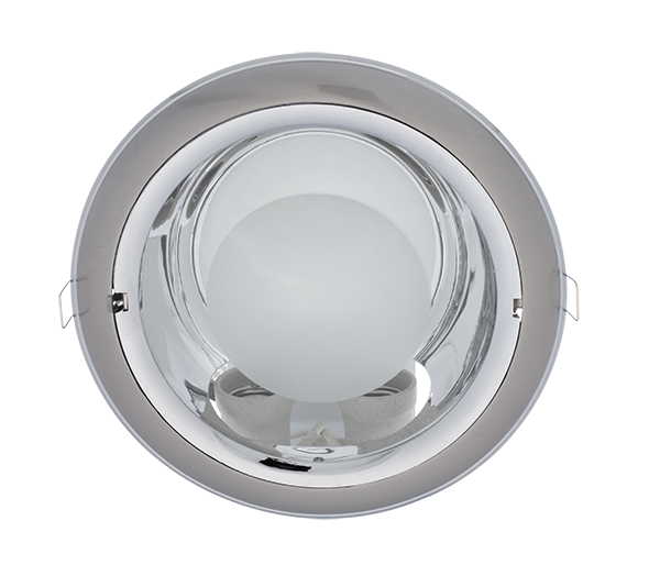 GL206E DOWNLIGHT SATIN NICKEL/CHROME 2XE27