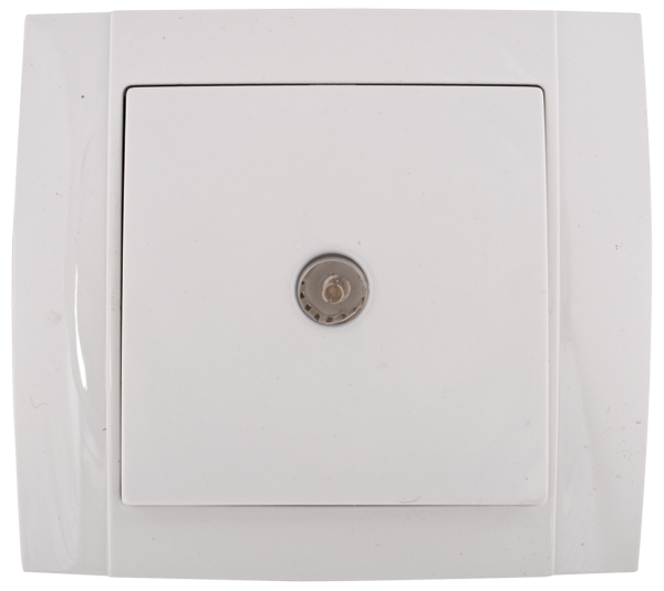 SR-2508 TV SOCKET WHITE