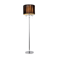 LILLY FLOOR LAMP 1XE27 CHROME D400XH1585mm