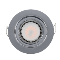 LED METAL ROUND SPOTLIGHT PAR 16 5.5W 4000-4300K SATIN NICKEL