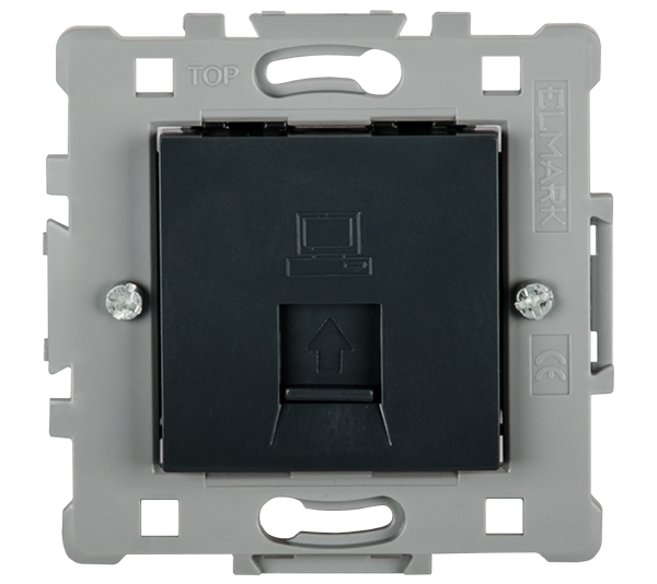 SPLENDOR EL0624 COMPUTER LINE SOCKET RG45 BLACK