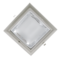 GL204 DOWNLIGHT SATIN NICKEL 2XG24