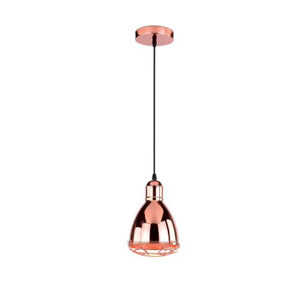 TYLER-1A PENDANT 1XE27 COPPER D155mm