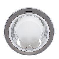 GL206E DOWNLIGHT GRAPHITE/CHROME 2XE27