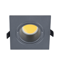 LED PLASTIC SQUARE SPOTLIGHT COB 7W 2700-3000K GRAPHITE