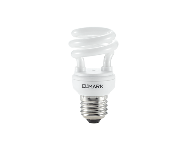 COMPACT FLUORESCENT LAMP HALF SPIRAL/T2 9W E27 4000K