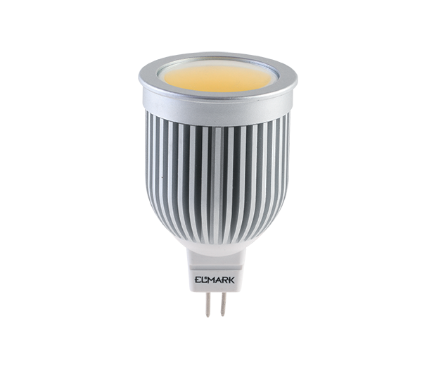 LED LAMP LEDCOB 7W GU5,3 12V AC/DC WARM WHITE